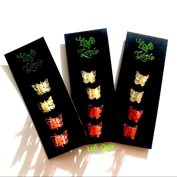 Butterfly Y2K 🦋 2000’s Hair Clip Set - Picture 4 of 4